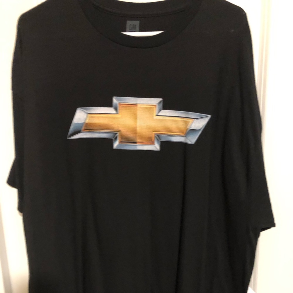 GM Chevy 2XL Black Short Sleeve Crew Top